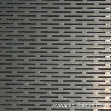 micro hole Slotted round perforated metal sheet